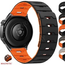 Magnetic Silicone Strap Band For Samsung Galaxy Watch 3 4 5 6 7 Active Classic