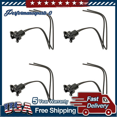 Handy Pack 4pcs Fuel Injector Connector for Toyota 4Runner 1985 1986 1987 1988