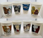 VTG 1977 Star Wars Promotional Coca-Cola Plastic Cups Complete Set of 8