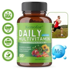 Daily multivitamin capsules-support bone strength and muscle function,eye health