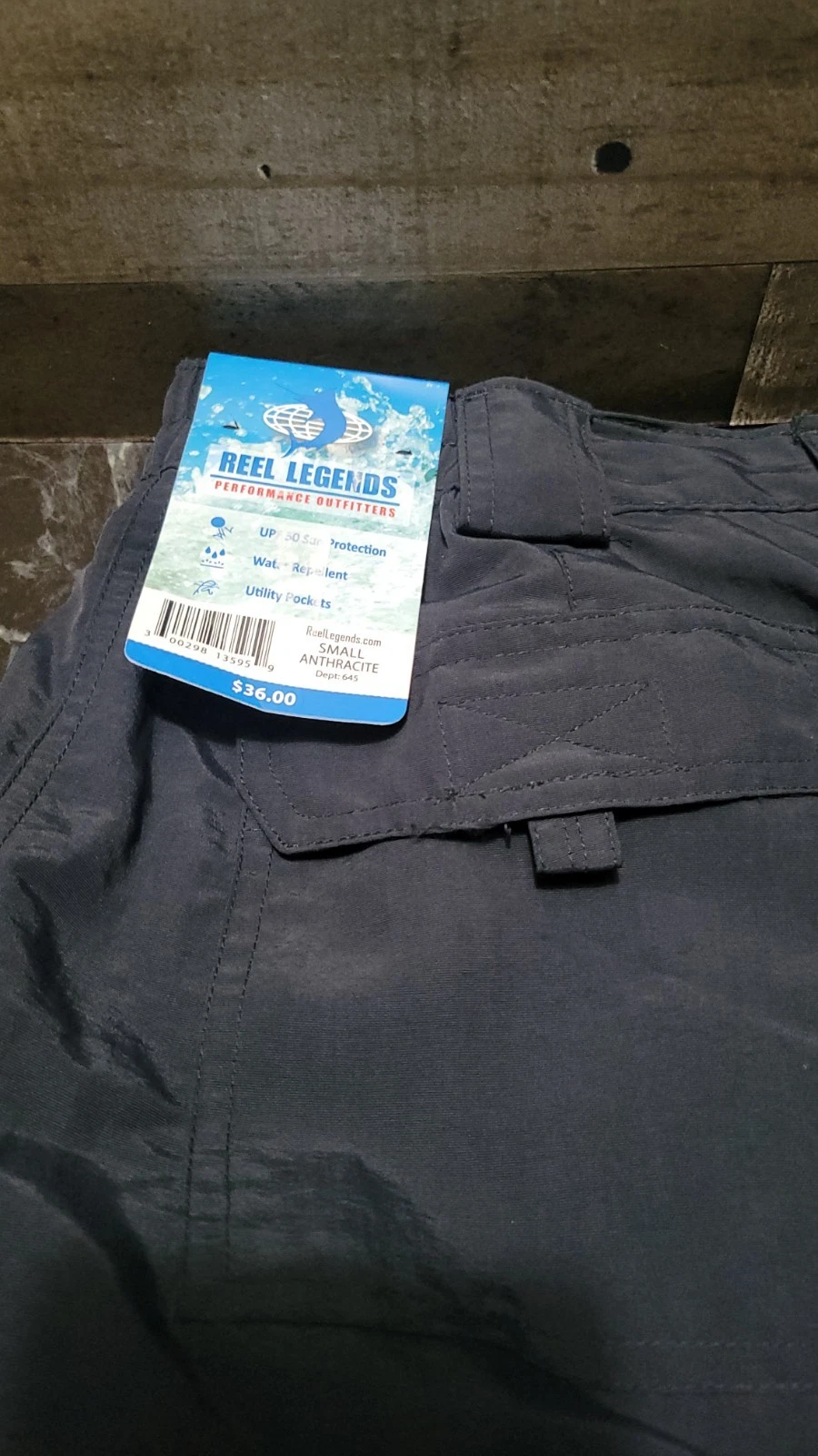 Reel Legends Bonefish Cargo Fishing Shorts Size S Men's