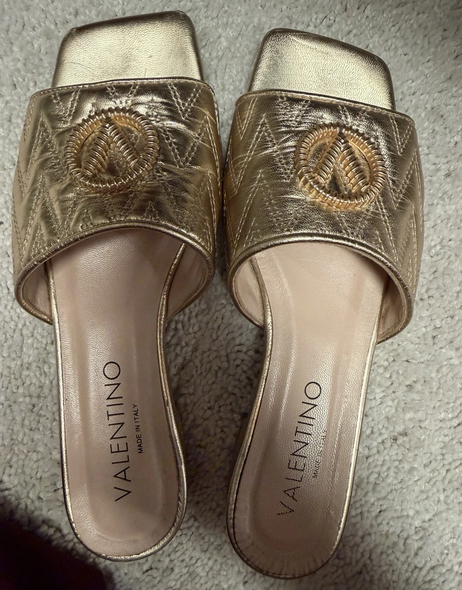 Valentino Gold Sandals for Women for sale | eBay