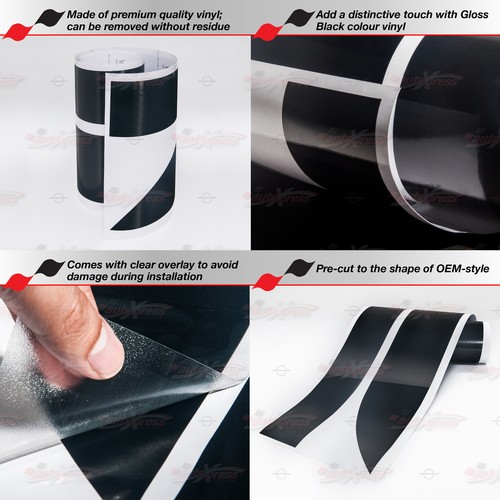 Fits BMW F32 F33 4 Series Sport Racing Side Skirt Stickers Vinyl Decals Stripes - Picture 10 of 12