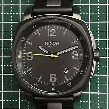 NIXON THE CHARGER All Gunmetal NA1072632-00 | eBay