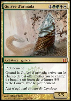 4 * Armada Guivre - 4 * Armada Wurm - Magic Mtg -