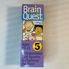Brain Quest Grade 5 ages 10-11 1500 Questions and Answers Challenge The Mind