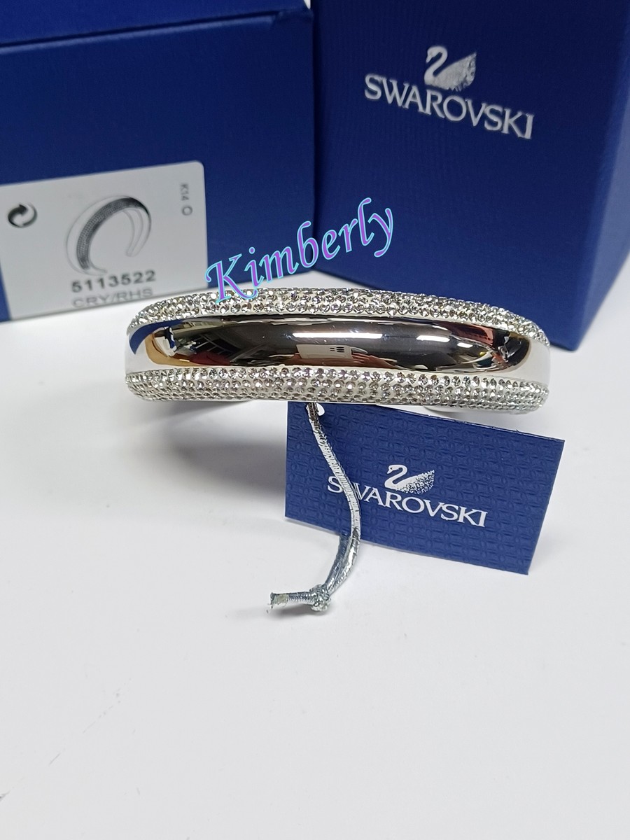 Swarovski Pebble Cuff Size M Organic-shape Clear crystal Authentic NEW  5113522