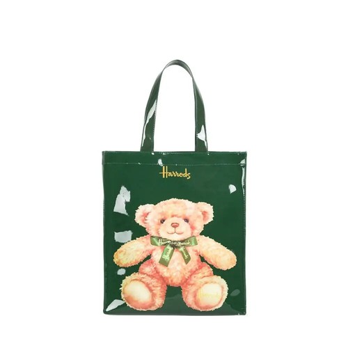 Women PVC Waterproof Shopping Storage Harrods London Shoulder Bag Handbags HOT - Picture 20 of 33