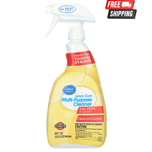 Great Value All Purpose Cleaner, Lemon Scent, 32 fl oz FREE SHIPPING eBay