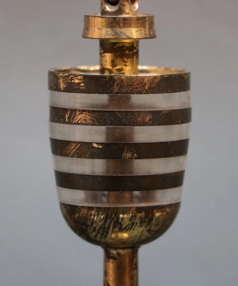 Stuttgarter Fernsehturm Modell Fritz Leonhardt - Messing - elektrifiziert - F15 - Bild 4 von 4