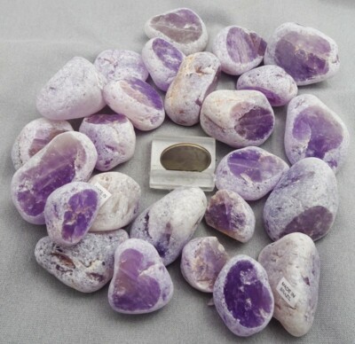 Amethyst Ema Eggs, Dreamer's Stone, Seer Stone, Window Quartz, Brazil