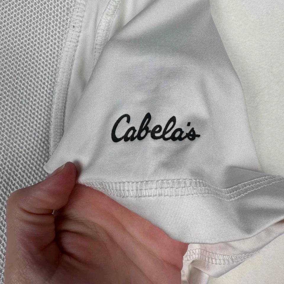 Cabela's Men's Size M White Tactical Concealed Carry Holster Shirt Short Sleeve - Image 4 of 4