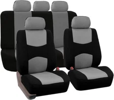 FOR HONDA GRAY CAR SEAT COVERS FULL SEAT 5-SEAT 9PCS