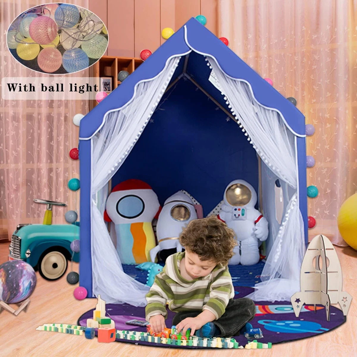 Boy play tent indoor sale