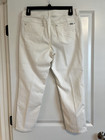CHICO'S "SO SLIMMING" SZ. 2, ANKLE-STRETCH WHITE JEANS(U.S. SIZE 12/14) — photo 2