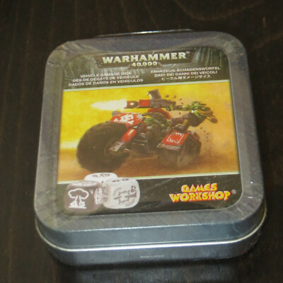 Warhammer 40k - Fahrzeug-Schadenswürfel - Orks - Würfel / Dice - Neu