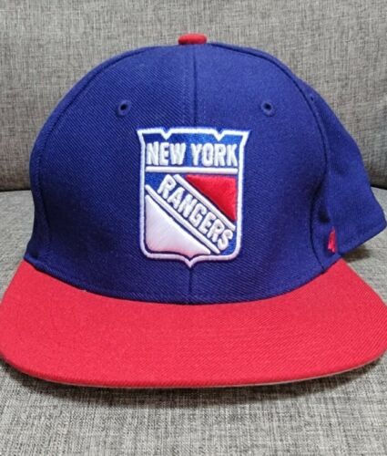 Rare casquette chapeau vintage New York Rangers 47 marque Snapback LNH rare - Photo 1 sur 4