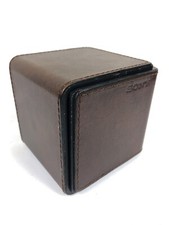 Vintage SONY TR-1825 CUBE Transistor RADIO LEATHER 60s 70s Op Pop Art + ICR 200