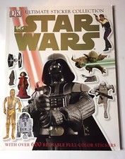 2007 STAR WARS Ultimate Sticker Collection BOOK By DK PB Over 600 Stickers Vader