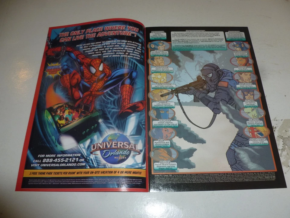 INVADERS Comic - No 1 - Date 08/2004 - MARVEL Comics - Image 3 of 4