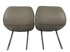 2006-2007 Subaru Outback Tan Leather Front Headrest Head Rest Set OEM