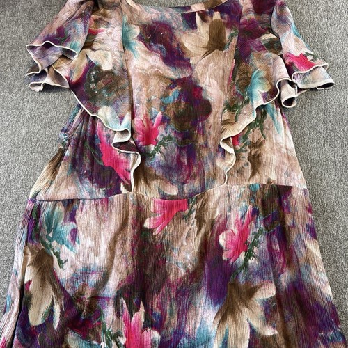 Soft Surroundings Italian Tiered Tall XL Maxi Dress Artsy Boho Hippie Festival - Picture 9 of 10