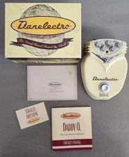 VINTAGE 1996 DANELECTRO "DADDY-O" OVERDRIVE GUITAR DISTORTION PEDAL WITH BOX