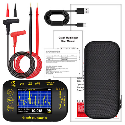 S450 Intelligent Digital Multimeter 20000 Counts Voltage Real-Time Waveform Reco