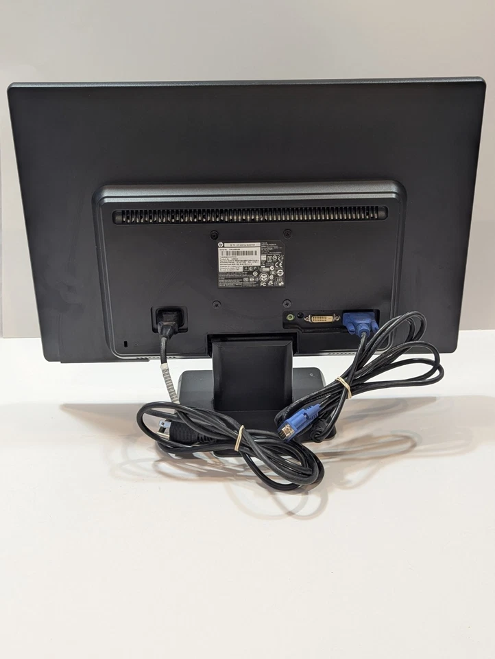 HP Computer Monitor W2072a LED Backlit LCD w/Built-in Speakers VGA DVI A3M50A - Image 2 of 4