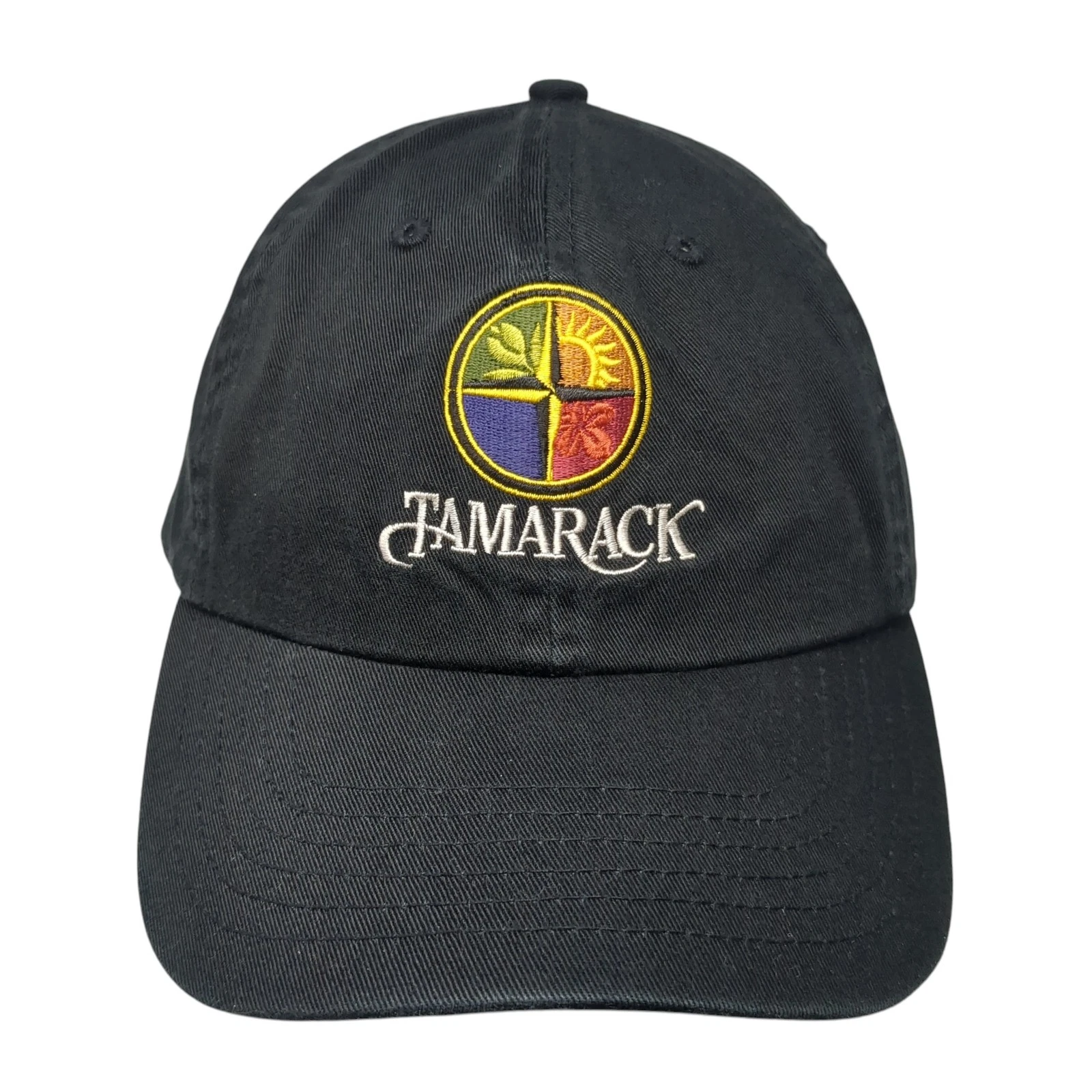 Tamarack Trailhead To Discovery Slideback Baseball Cap Black One Size Adjustable