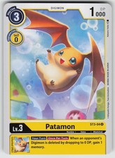 Patamon Uncommon Starter Deck 03: Heaven's Yellow ST3-04 U LP