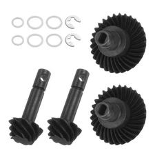 Steel Diff Gear Steel, 30T 8T Reverse Helical Gear RC Car, 2 Sets for SCX10