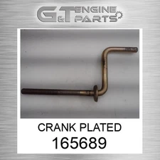 165689 CRANK PLATED fits CASE NEW HOLLAND (Surplus Open Box)