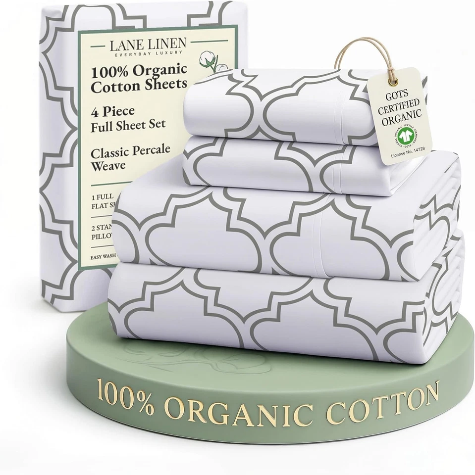 Organic Cotton Full Bedding - Temperature Regulating - Image 3 of 4