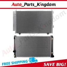 Aluminum Radiator & AC Condenser Cooling Kit For 2013-2018 Toyota RAV4 2.5L