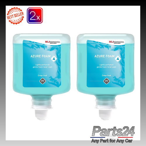 2x Deb Azure AZUIL Foam Washroom Hand Wash 1 Litre Cartridge New