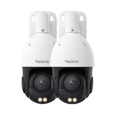 Reolink 2 Pack RLC-823S2 Smart 8MP UHD PTZ Dome Security Camera 16X Optical Zoom