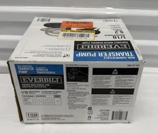Everbilt 1/10 HP Transfer Pump 6.2 GPMPortable Utility Pump | Ships from USA