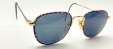Vintage Gold Multi-Color Oval Metal Sunglasses FRAMES ONLY