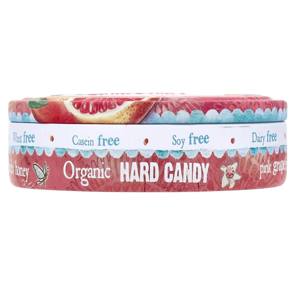 Organic Hard Candy, Pink Grapefruit & Tupelo Honey, 2 oz (57 g) - Image 3 of 4