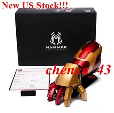 US Stock  Updated Iron Man MK42 Gauntlet Arm 1:1 Wearable Armor Voice Remote
