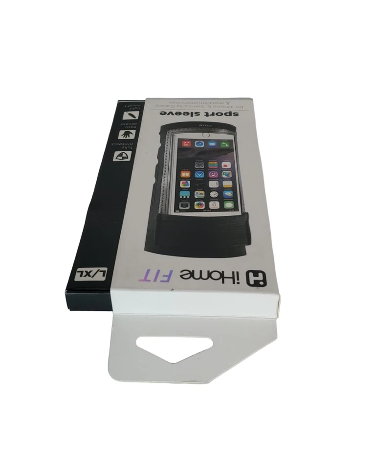 iHome Sport Sleeve for iPhone 6, Samsung Galaxy & Most Smartphones, L/XL, Black - Image 4 of 4