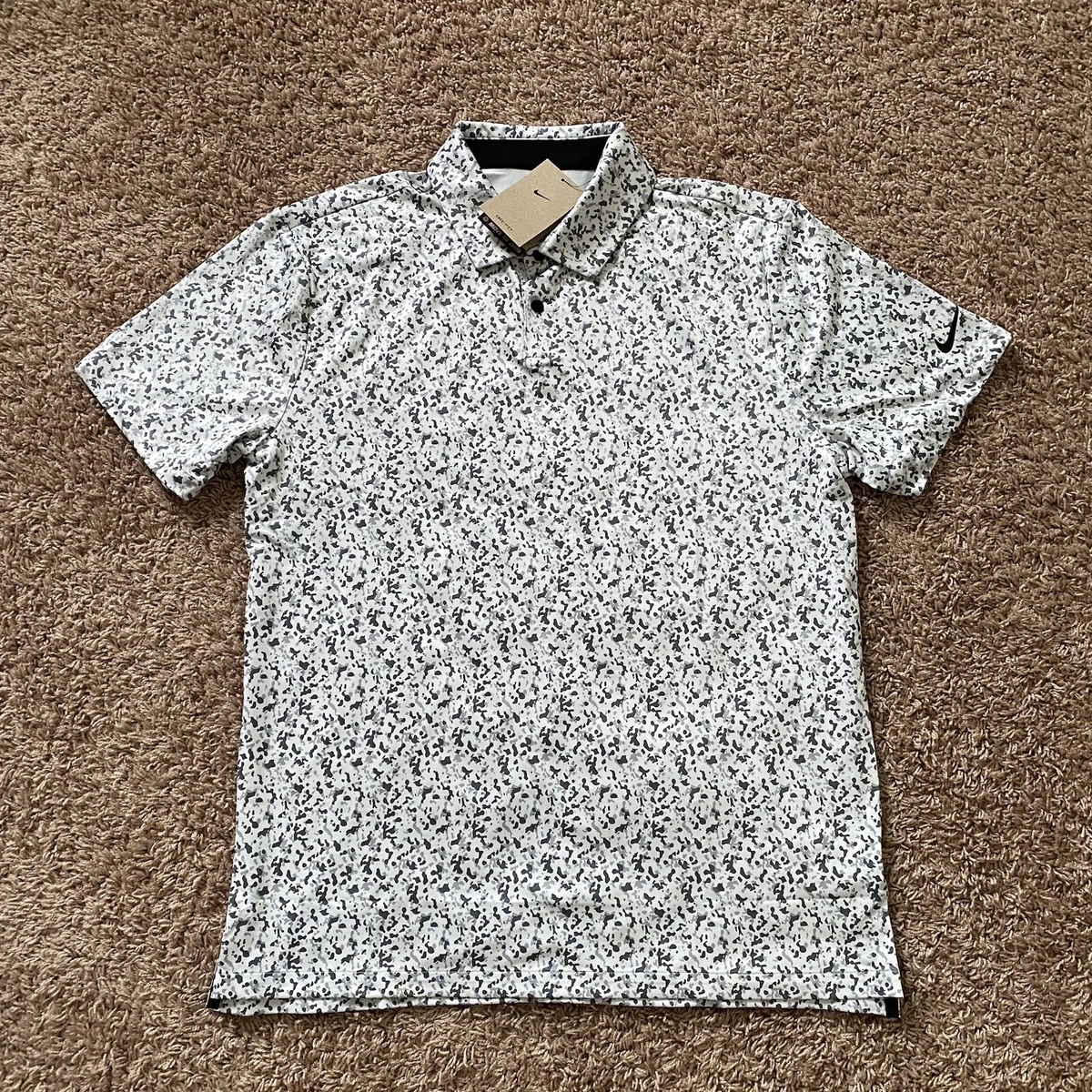 Camo golf shirt nike sales