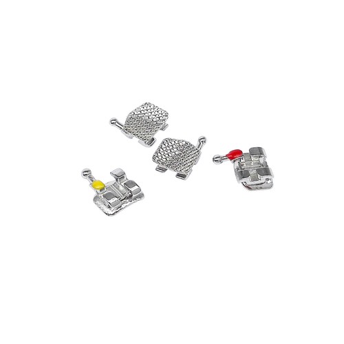 Dental Orthodontic Adhesive Brackets Braces Metal Mini MBT/Roth.022 Hook 345 Wax - Picture 21 of 100
