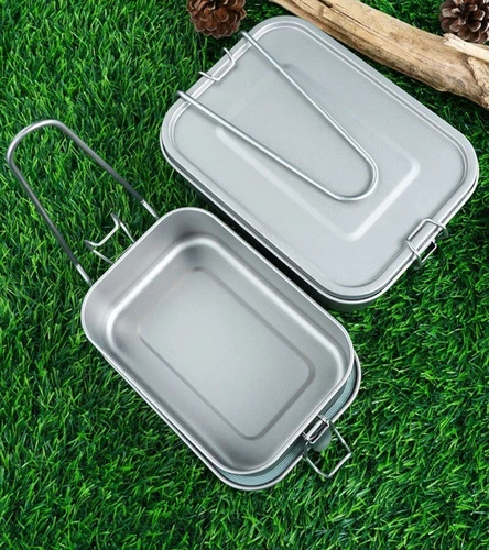 Titan Brotdose Lebensmittel Aufbewahrung Behälter Tragbar für Outdoor Camping Studenten - Bild 2 von 10
