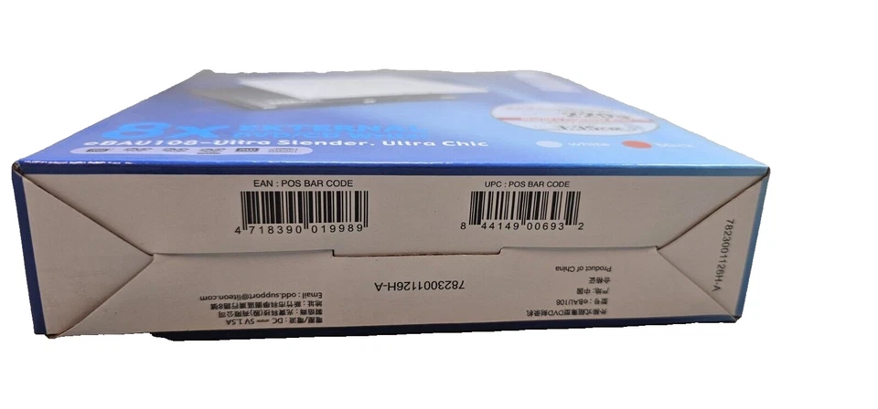 New LITE-ON 8x External USB DVD/CD Writer Drive Black eBAU108 Ultra Slender - Image 3 of 4