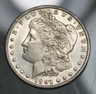 1897 S Morgan Silver Dollar - AU !!