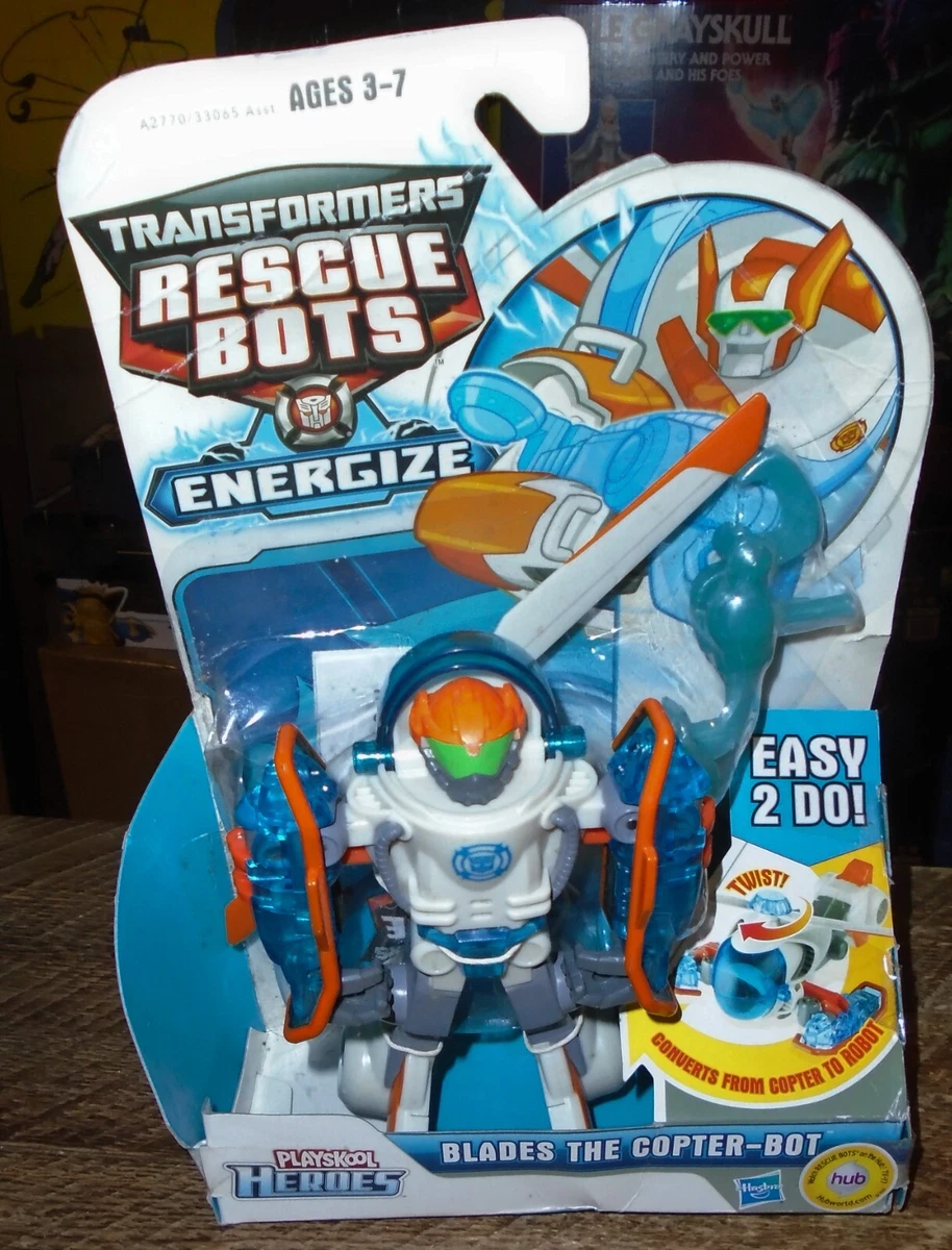 PLAYSKOOL TRANSFORMERS RESCUE BOTS BLADES THE COPTER BOT