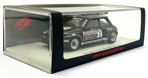 Spark Model 1/43 Scale Resin S6020 - Renault 5 Turbo EC MOMO Noire Sigala 1981 - Picture 5 of 5