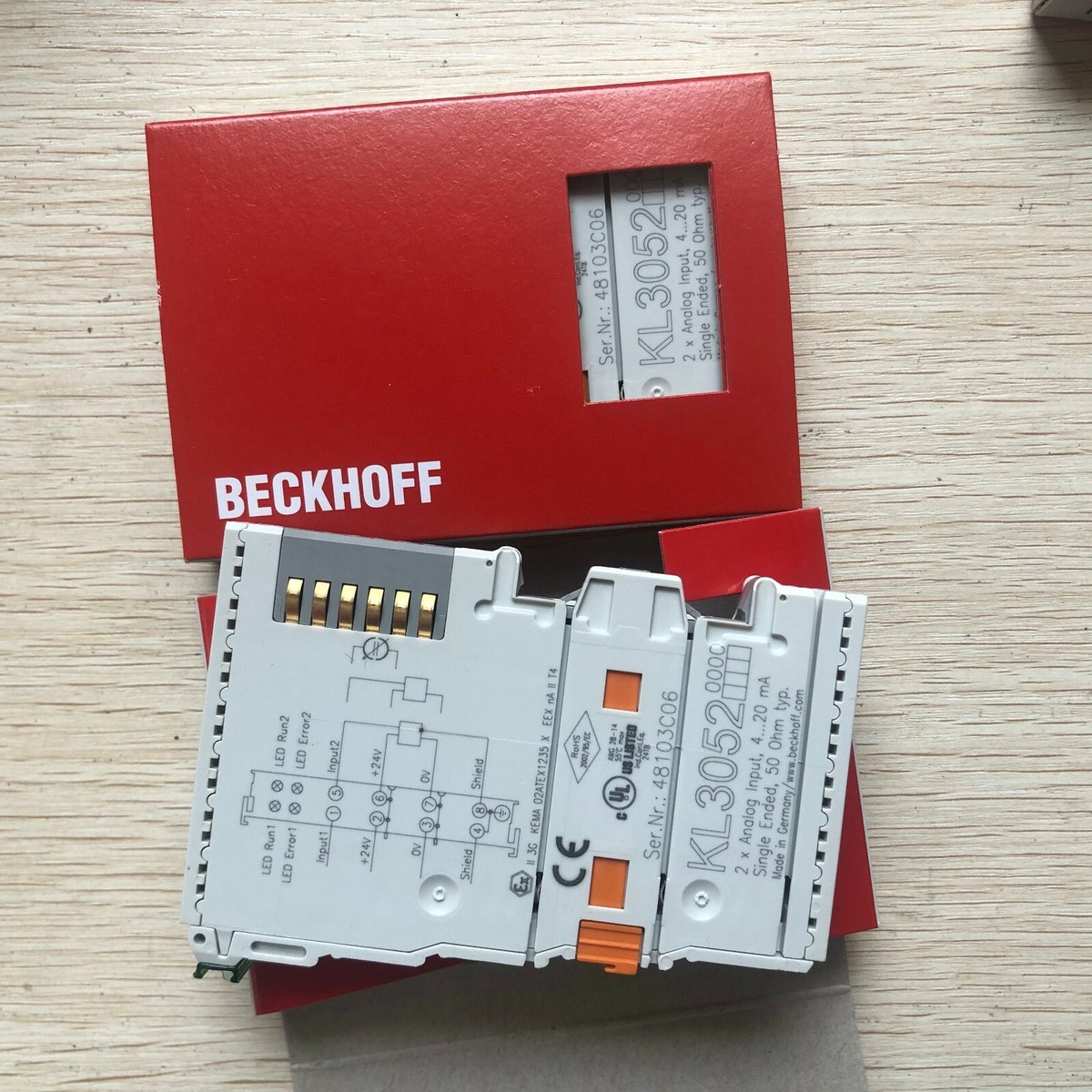 1PC New BECKHOFF KL3052 PLC Module In Box Expedited Shipping 1PC New BECKHOFF KL3052 PLC Module In Box Expedited Shipping